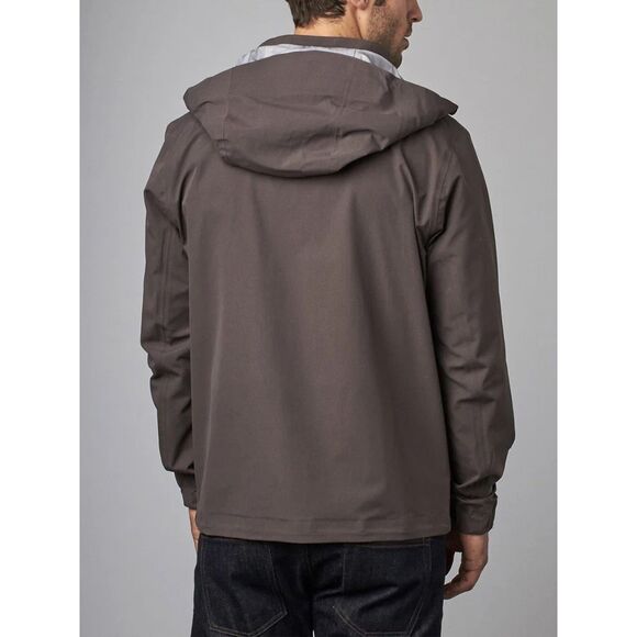 Clothing Arts Men’s Charcoal Grey Cubed Travel Waterproof Windproof Lightweight - Picture 15 of 16